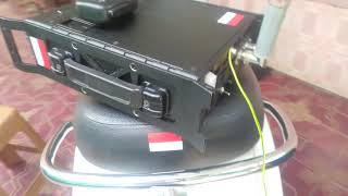 Yaesu FT897D  internal battery [upl. by Ahsekad]