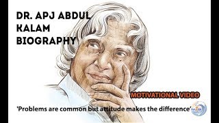 Dr APJ Abdul Kalam Biography in English  Inspirational and Motivational video  kaiZen wave [upl. by Twum]