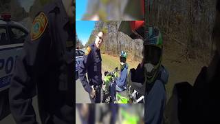 Cop gets mad and demands biker to give him his address 🤨 kenny1020304050 [upl. by Berke]