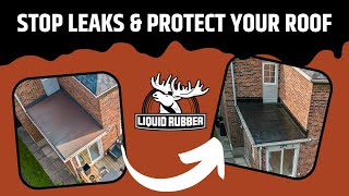 Fix Your Leaking Roof with Liquid Rubber The Ultimate Waterproofing Solution [upl. by Dido]