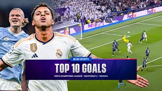 UCL Top 10 Goals of Matchday 4  202324  CBS Sports Golazo [upl. by Trepur]