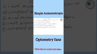 What is Simple Anisometropia [upl. by Rubma]