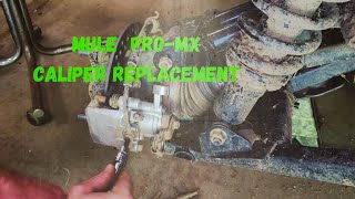 Mule ProMx Rear Brake Caliper Replacement kawasaki mule sxs diy [upl. by Inimak861]