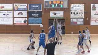 La festa dels derbis segueix a Copa amb el Bàsquet Ribes  Bàsquet Sitges [upl. by Nospmas]