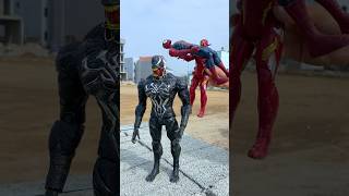 Ironman teams up with Spiderman to get revenge on Venom  Marvel Toys [upl. by Gilcrest616]