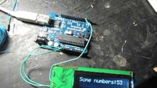 Sparkfun SerLCD library with Arduino [upl. by Aryek]