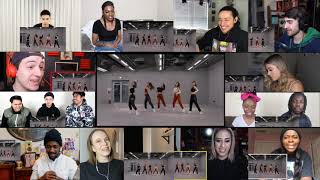 ITZY quotWANNABEquot Dance Practice Reaction Mashup [upl. by Eerehs]