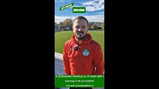 prematch Interview mit Zahir Idrizi FC Stäfa 1895 1 27102024 1400 Uhr [upl. by Uyekawa631]