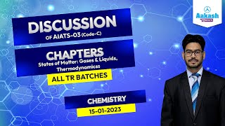 DISCUSSION OF AIATS  03 ALL TR Batches CODE  C Chemistry  Aakash Kota [upl. by Call]