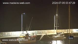 Port of Machico HD Live Webcam Madeira Island [upl. by Arocahs]