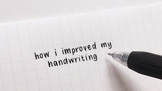 how i improved my handwriting [upl. by Akkina]