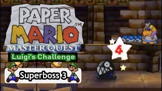 Paper Mario Master Quest Luigis Challenge Tutankoopa EX [upl. by Ydennek]