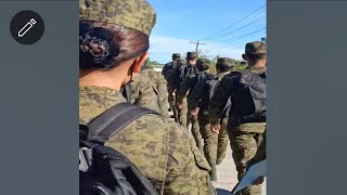 I Left My Home Viral Cadence Chant Basic Army Training [upl. by Yelik]