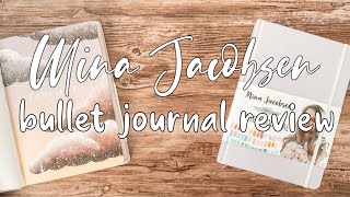 Mina Jacobsen bullet journal review amp giveaway [upl. by Gnoy64]