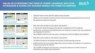 Dallas ISD is exploring two calendar models to help students get back on track with their education [upl. by Oile]