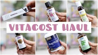 Vitacost Healthy Haul  Essential Oils Food Makeup [upl. by Pomcroy]