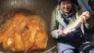 Deep Fry Eelpout with Butter [upl. by Andri11]