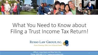 What You Need to Know About Filing a Trust Tax Return [upl. by Logan509]