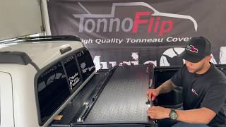 Toyota Tacoma 20052015 TonnoFlip Tonneau Cover Installation Step by Step Video [upl. by Hairakcaz]