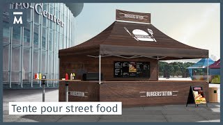 Tente pliante pour street food  Mastertent® [upl. by Greenwood]