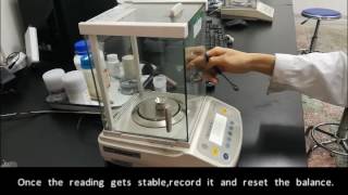 How to weigh the sample of 5ETCN2200 ProteinNitrogen Analyzer [upl. by Chuu715]