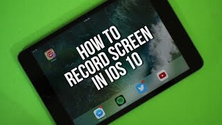 How to Record Screen in iOS 10 No JailbreakPC [upl. by Goebel]