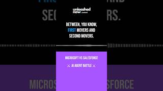 First movers VS Second movers  Salesforce VS Microsoft aiagents [upl. by Elleuqram]