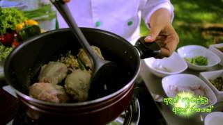 Aluth Avuruddata Aluth Rasayak  Chicken and Cashew Nut Curry with Knorr Chef Chathurika [upl. by Kauppi]