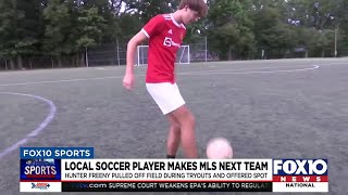 Local soccer player makes MLS Next team [upl. by Atinaujnas]