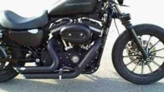 Iron 883 harley davidson blacked out w vance and hines [upl. by Niarfe558]