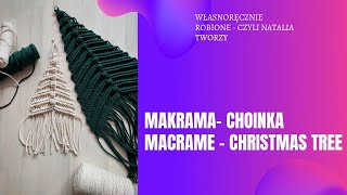 makrama choinka macrame  Christmas tree [upl. by Annaet441]