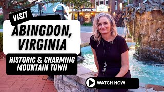 Abingdon Virginia why I LOVE this charming town with dining shopping history amp outdoor adventure [upl. by Ahsenauq]