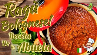 Como Hacer Ragu De Carne Salsa A la Boloñesa Ragù Alla Bolognesa [upl. by Nedaj502]