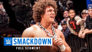 FULL SEGMENT — Carlito debuts and challenges John Cena for the US Title SmackDown Oct 7 2004 [upl. by Novyart]