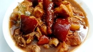 LECHON PAKSIW WITH MANG TOMAS  FILIPINO FOOD  EASY TO COOK [upl. by Ierna]