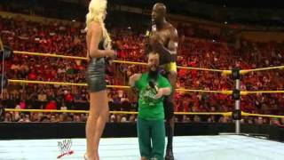 Hornswoggle Gives Maryse a Ring Pop [upl. by Merdith]