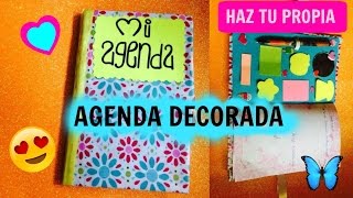 Cómo hacer tu AGENDA decorada de forma fácil y rápida  Yessica Amell Manualidades [upl. by Aihsele]