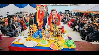 TAMANG WEDDING  TIKARAJ Ghising Weds NIRMALA Tamang  Full wedding Video  Tamang Brelsang [upl. by Greggory388]