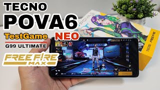 TECNO POVA6 NEO เล่นเกม Freefire Max [upl. by Ariahs849]