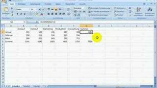 Excel Grundkurs 27  Formeln mehrfach kopieren [upl. by Ymmac]