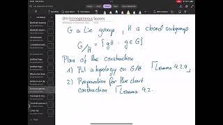 Section 42 Homogeneous spaces outline [upl. by Notsud]