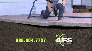 Solutions for Sinking Concrete Slabs  Mudjacking Alternatives  PolyLEVEL™ System [upl. by Laforge154]