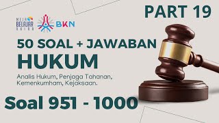 Analis Hukum Ahli Pertama  Latihan Soal 9511000 Part 20 [upl. by Oiramed]