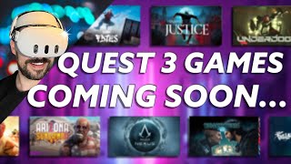 TOP 10 BEST Quest 3 Games Coming Soon [upl. by Amor]