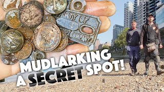 Mudlarking a SECRET LOCATION for Thames treasure So many finds [upl. by Beard]