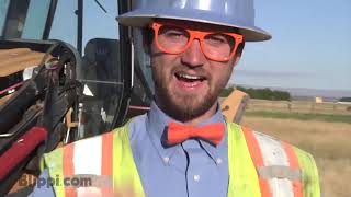 Blippi  Backhoe excavator NO MUSIC [upl. by Nylarat178]