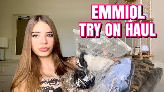 EMMIOL TRY ON HAUL  Cute outfit ideas [upl. by Kluge799]