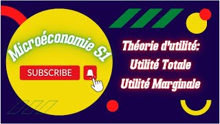 Microéconomie S1 Partie 1 Théorie de lutilité [upl. by Astraea354]