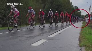 HQ Bjorg Lambrecht moment of crash [upl. by Netsyrk]