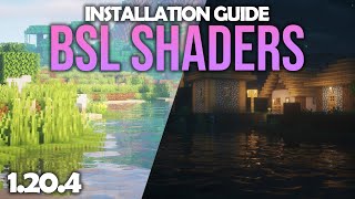 How to Download and Install BSL Shaders for Minecraft 1204 [upl. by Dachy]